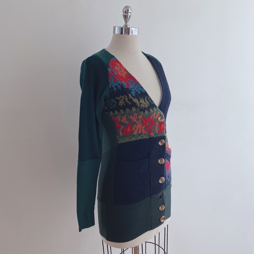 Preloved sweater made from upcycled sweaters